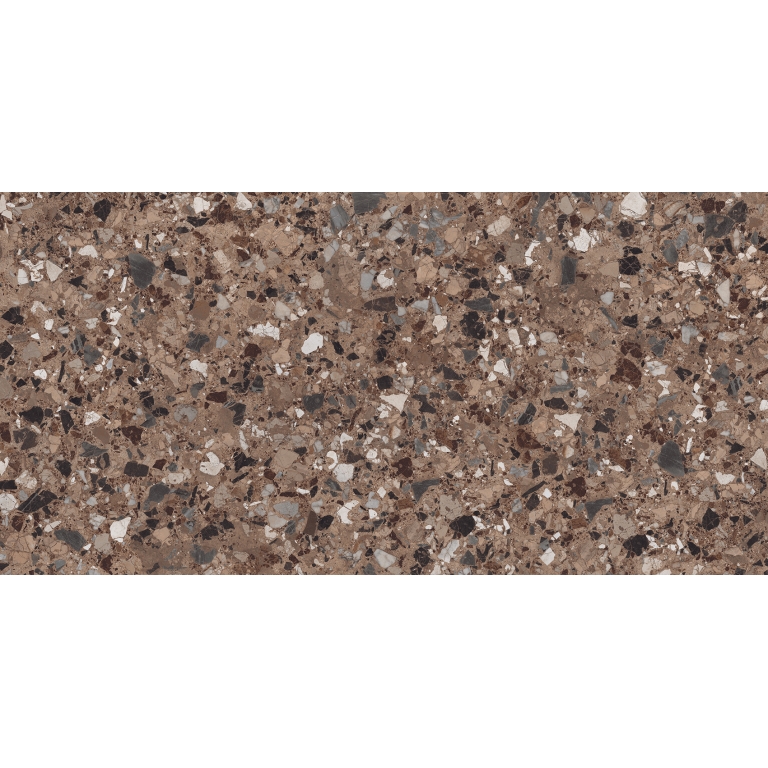 Milzetti - 24X47 Pebble, Cocoa, Polished